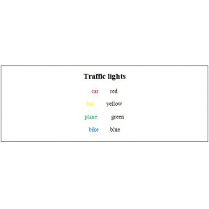 《Traffic light》教案