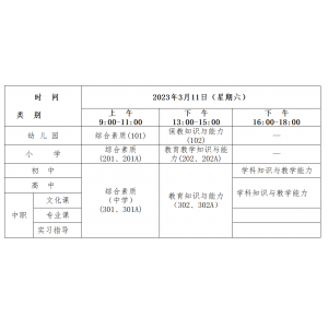 浙江省2023年上半年中小学教师资格考试笔试报名公告